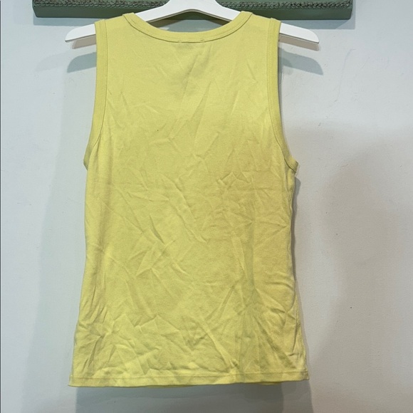 Lilla P Sunny Yellow Tank Top women’s size XL Peru cotton - Picture 5 of 5